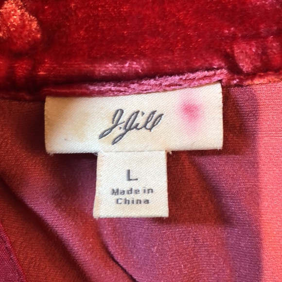 J Jill Button Up Long Sleeve Shirt Large - Picture 7 of 9